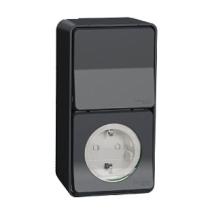 Розетка с выключателем Schneider Electric MUR36924