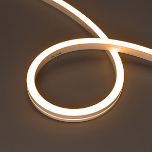 Светодиодная герметичная лента Arlight MOONLIGHT-SIDE-A140-12x17mm 24V Warm2400 (9.6 W/m, IP67, 5m, wire x2) 042782