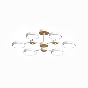 Люстра на штанге LED4U L3216-730 WH