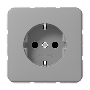 Розетка штепсельная Schuko Jung CD1520BFGR