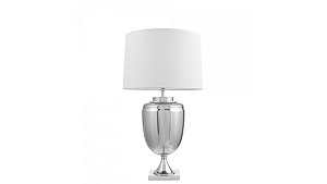 Настольная лампа Lumina Deco Olimpia LDT 304 CHR+WT
