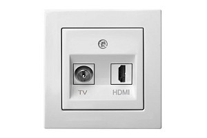 Розетка HDMI и TV Liregus Epsilon 28-0351