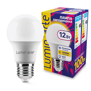 Светодиодная лампа Lumin'arte LSTD-A60-12W3KE27