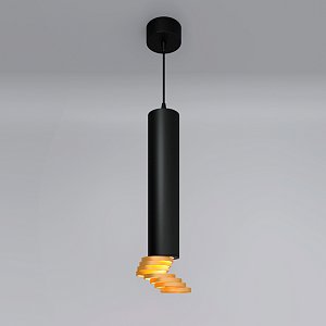 Подвесной светильник Elektrostandard DLN103 GU10 черный/золото 4690389148811
