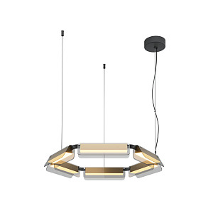 Подвесная люстра Maytoni Flat MOD296PL-L40BS3K