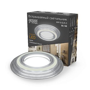 Встраиваемый светильник Gauss Backlight BL138