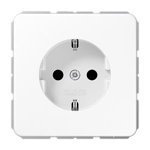 Розетка одноместная Jung CD1520NBFWW