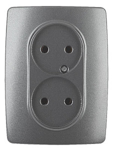Розетка 2x2P Эра 12-2107-12 Б0031244