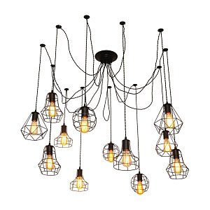 Подвесная люстра Arte Lamp A4051SP-12BK