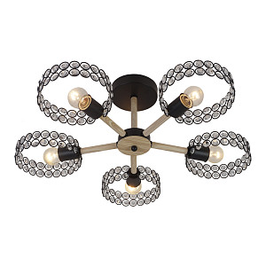 Люстра на штанге Escada Banjo 679/5P Black