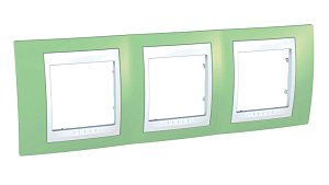 Рамка 3-постовая Schneider Electric Unica Хамелеон MGU6.006.863