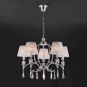 Подвесная люстра Eurosvet Capri 60092/5 серебро