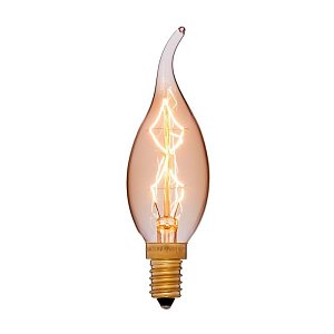 Лампа накаливания Sun Lumen E14 40W золотая 052-078