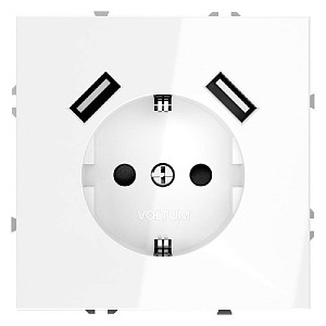 Розетка с USB, А+А Voltum S70 VLS040401