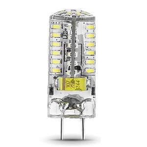 Лампа светодиодная Gauss GY6.35 3W 2700K прозрачная 107719103