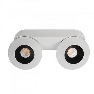 Накладной светильник LeDron KRIS SLIM 2 White/Black 00000015160