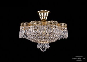 Люстра на штанге Bohemia Ivele Crystal 19301/35JB G