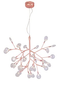 Подвесная люстра Crystal Lux Evita EVITA SP36 COPPER/TRANSPARENT
