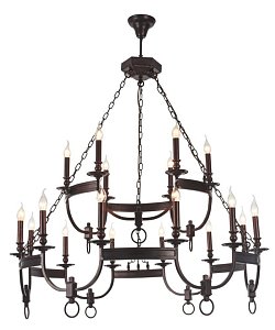 Подвесная люстра Crystal Lux Suerte Brown SP12+6