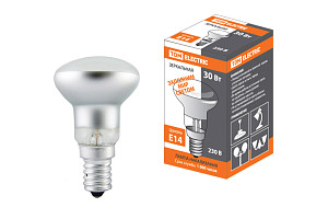 Лампа накаливания TDM Electric Е14 30W 2700K зеркальная SQ0332-0025