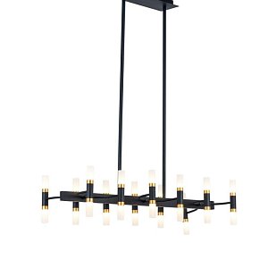 Подвесная люстра Lumina Deco Richmond LDP 6035-24 PR+ BK+GD