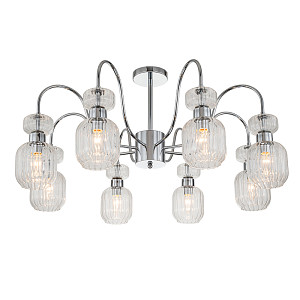 Люстра на штанге Escada Gloss 1141/8PL Chrome/Clear
