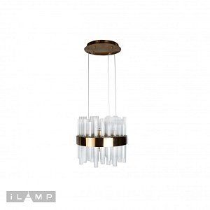 Подвесная люстра iLamp Art 6120-400 GD