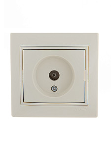 Розетка ТВ проходная Lezard Mira 701-0303-129