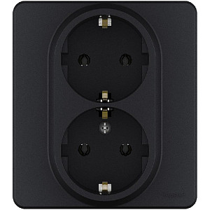 Розетка двойная с/з Legrand Inspiria 673753