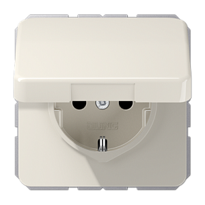 Розетка штепсельная Schuko Jung CD1520NBFKL