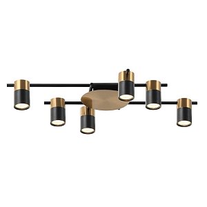 Потолочная люстра Lumien Hall Trey LH4138/6CB-BR-BK