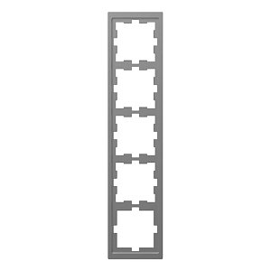 Рамка 5-постовая Schneider Electric Merten D-Life MTN4050-6536