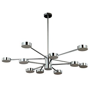 Подвесная люстра Crystal Lux GORACIO SP10 D1100 CHROME