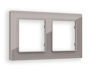 Рамка двухместная Ambrella Volt Platos AF330502