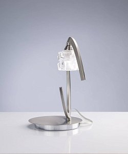 Настольная лампа Mantra Ice Satin Nickel 1856
