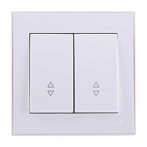 Выключатель проходной двойной Lezard Rain 703-0202-106