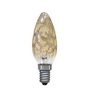 Лампа накаливания Paulmann E14 40W 2300K цветная кроколед 56240