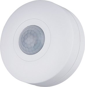 Датчик движения SNS-M-02 6m 2,2-4m 1200W IP20 360 Белый 4690389031977