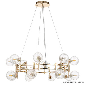 Подвесная люстра Crystal Lux LUXURY SP16 GOLD