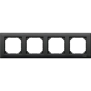 Рамка 4-постовая Schneider Electric Merten System M MTN486414