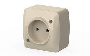 Розетка без заземления ELBI Alsu 504-010300-215