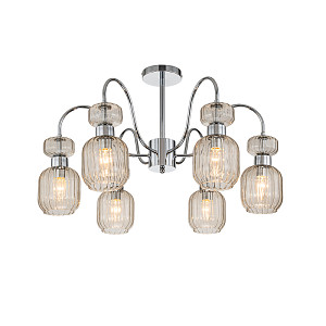 Люстра на штанге Escada Gloss 1141/6PL Chrome/Beige