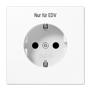 Розетка Schuko Jung LS1520EDVWW
