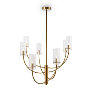 Люстра на штанге Maytoni Arco MOD223PL-08BS