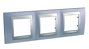 Рамка 3-постовая Schneider Electric Unica Top MGU66.006.098