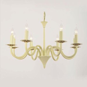 Подвесная люстра Lucia Tucci Messina 1890.8 Cream White