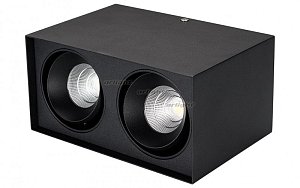 Накладной светильник Arlight SP-CUBUS-S100x200BK-2x11W Day White 023086