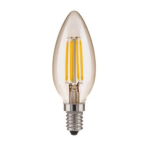 Лампа светодиодная филаментная Elektrostandard E14 7W 4200K прозрачная 4690389062896