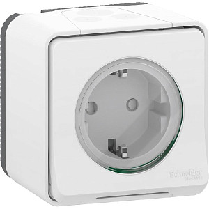 Розетка со шторками Schneider Electric MUR40911