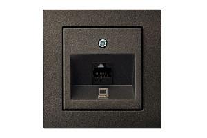 Розетка компьютерная (RJ45) Liregus Epsilon 28-1155
